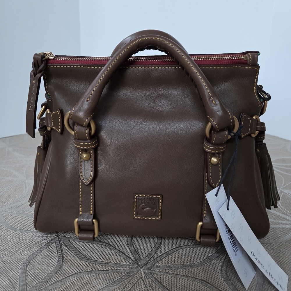 Dooney And Bourke Florentine Mini Satchel, Elephant - Picture 16 of 16